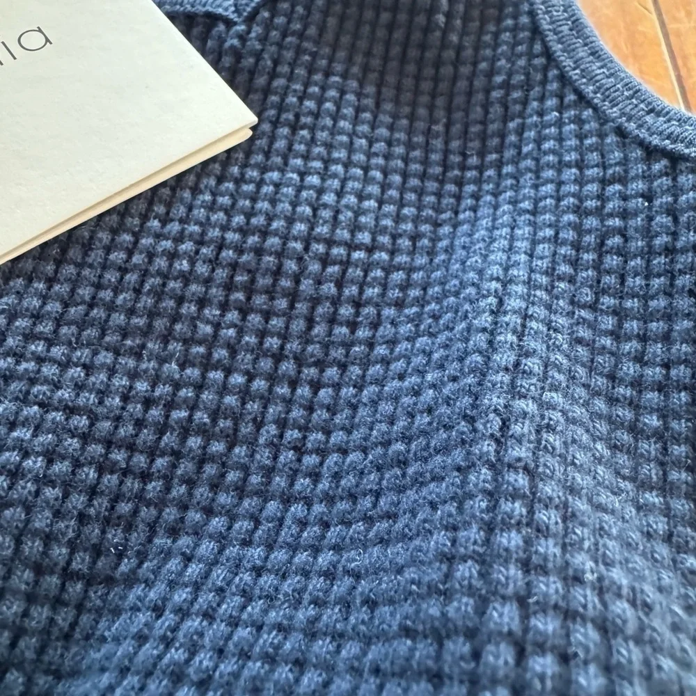 Onia Waffle Knit Bralette Deep Navy / Medium / $75 retail